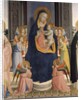 Virgin with child and saints by Fra (c.1387-1455) Angelico