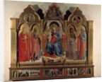 Altarpiece of the Virgin with child and saints - 1437 by Fra Angelico