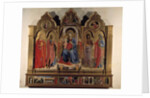 Altarpiece of the Virgin with child and saints - 1437 by Fra Angelico