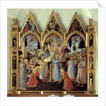 The deposition of the cross or Pala di Santa Trinita by Fra (c.1387-1455) Angelico
