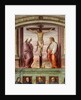 The Crucifixion of Christ. Inscription '' INRI '' on the cross by Giovanni Antonio Sogliani