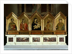 Madona and child with Saints, Polyptyque of Santa Reparata by Giotto