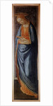 Prédelle of the Annunciation representing the Virgin by Jacopo del Sellaio