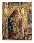 St. Martin, detail from the San Martino polyptych by Carlo Crivelli
