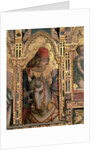 St. Martin, detail from the San Martino polyptych by Carlo Crivelli