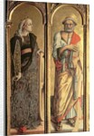 St. Catherine of Alexandria and St. Peter by Carlo Crivelli