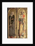 St. Catherine of Alexandria and St. Peter by Carlo Crivelli