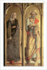 St. Catherine of Alexandria and St. Peter by Carlo Crivelli