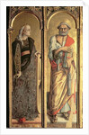 St. Catherine of Alexandria and St. Peter by Carlo Crivelli