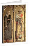 St. Catherine of Alexandria and St. Peter by Carlo Crivelli
