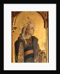 St. Catherine, detail from the Santa Lucia triptych by Carlo Crivelli