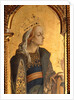 St. Catherine, detail from the Santa Lucia triptych by Carlo Crivelli