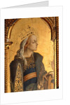 St. Catherine, detail from the Santa Lucia triptych by Carlo Crivelli