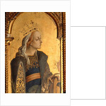 St. Catherine, detail from the Santa Lucia triptych by Carlo Crivelli