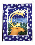 Reindeer and Snowflakes by Cathy Baxter