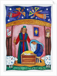 Nativity with Angels by Cathy Baxter