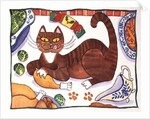 Christmas Cat and the Turkey by Cathy Baxter