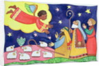 Annunciation to the Shepherds by Cathy Baxter