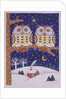 Two owls on a branch by Cathy Baxter