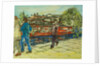 Boys on the Towpath, Camden Lock by Brenda Brin Booker