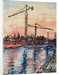 Canal Evening with Cranes by Brenda Brin Booker