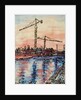 Canal Evening with Cranes by Brenda Brin Booker