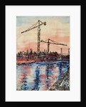 Canal Evening with Cranes by Brenda Brin Booker
