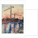 Canal Evening with Cranes by Brenda Brin Booker