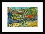 Boys on the Towpath, Camden Lock by Brenda Brin Booker