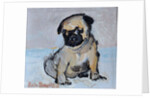 Vincent, the pug puppy by Brenda Brin Booker