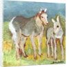 Mare with Foal by Brenda Brin Booker