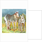 Mare with Foal by Brenda Brin Booker