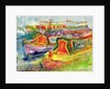 Canal Boats, 1989 by Brenda Brin Booker