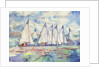 Blue Sailboats, 1989 by Brenda Brin Booker