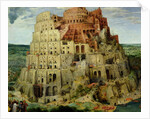 Tower of Babel, 1563 by Pieter the Elder Bruegel