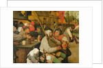 Peasant Dance, Detail, 1568 by Pieter the Elder Bruegel