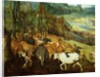 The Return of the Herd 1565 by Pieter the Elder Bruegel