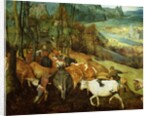 The Return of the Herd 1565 by Pieter the Elder Bruegel