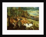 The Return of the Herd 1565 by Pieter the Elder Bruegel
