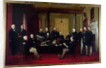 Gladstone's First Cabinet, 1868 by Henry Barraud