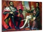 Carlos I and Felipe II by Spanish School