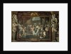 Francis I Touching for the King's Evil at Bologna by Carlo Cignani
