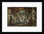 Francis I Touching for the King's Evil at Bologna by Carlo Cignani