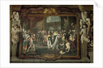 Francis I Touching for the King's Evil at Bologna by Carlo Cignani