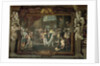 Francis I Touching for the King's Evil at Bologna by Carlo Cignani