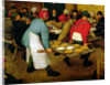 Peasant Wedding, 1568 by Pieter the Elder Bruegel