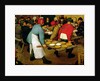 Peasant Wedding, 1568 by Pieter the Elder Bruegel