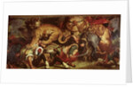 The Lion Hunt, 1855 by Ferdinand Victor Eugene Delacroix