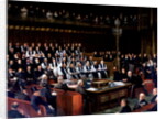 The Home Rule Debate in the House of Lords, 1893, Lord Chancellor About to Put the Question, 1893 by Dickinson & Foster