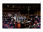 The Home Rule Debate in the House of Lords, 1893, Lord Chancellor About to Put the Question, 1893 by Dickinson & Foster